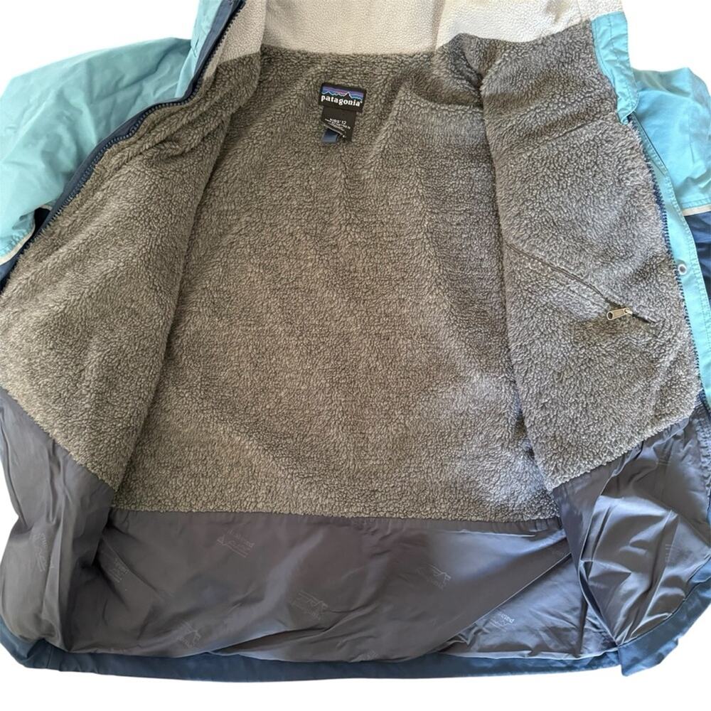 Vintage Patagonia Kids’ Jacket Fleece Lined Blue Size 12 - Picture 7 of 15
